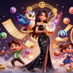 Engage in thrilling SHBET casino adventures showcasing a mystical woman with a crystal ball.