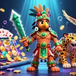 Spin vibrant slot reels with SC88's immersive casino scene featuring Aztec warriors.