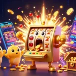 Engage with top Australian real money online casinos in a vibrant jackpot celebration scene.